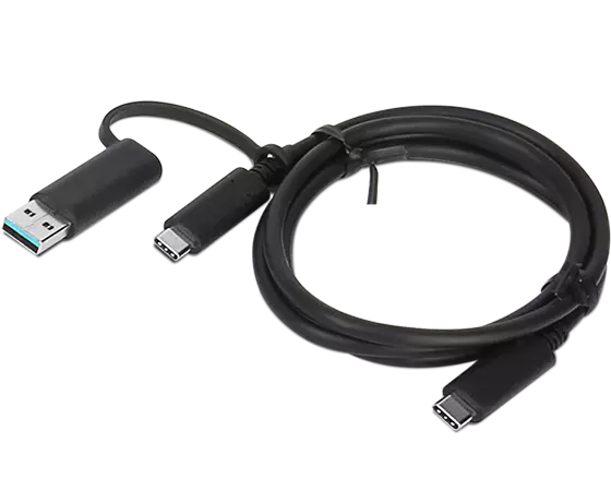 Lenovo USB-C Kabel 1m Schwarz