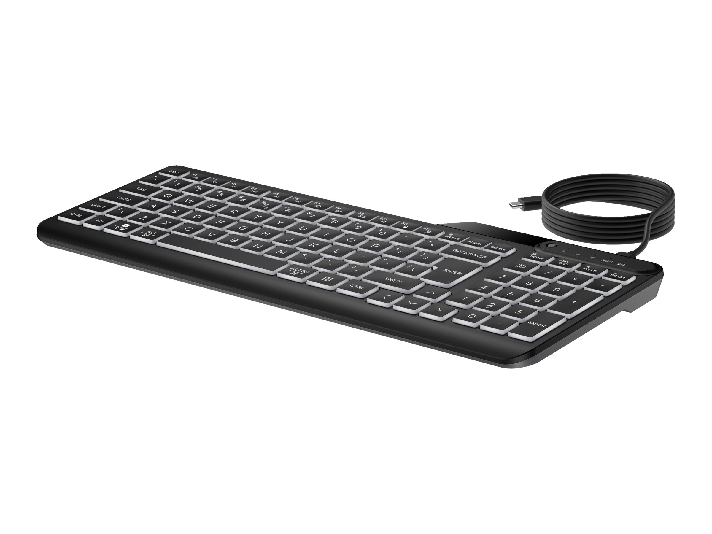 HP 400 Tastatur Multi-Device kompakt Schwarz