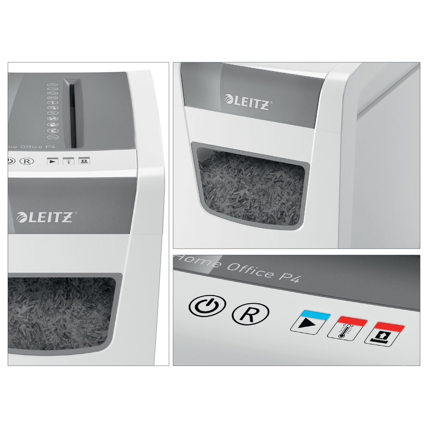 Esselte Leitz IQ Slim Home Office P4 weiß 4×28 mm bis 10 Blatt