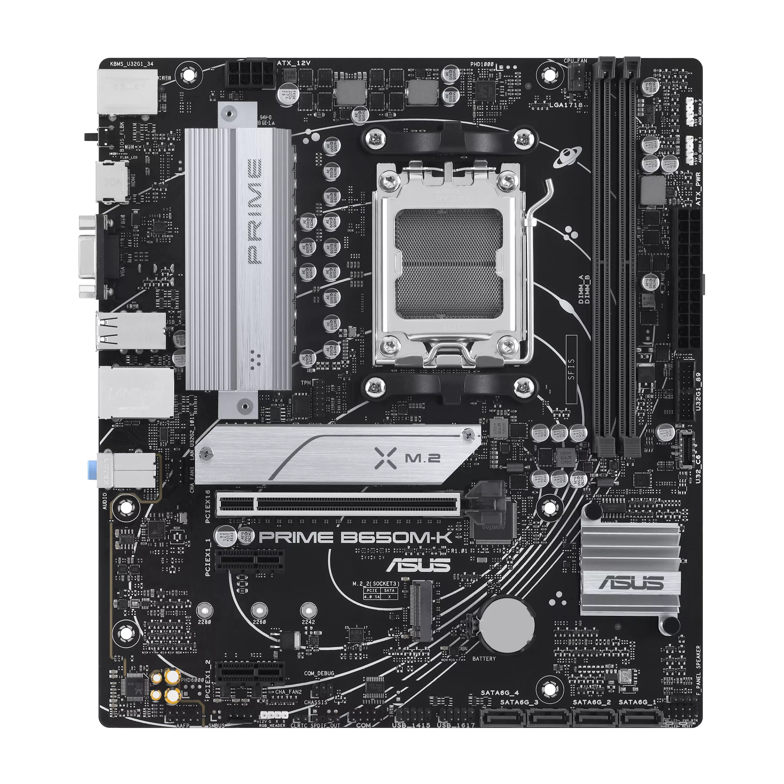ASUS PRIME B650M-K AMD AM5 DDR5 mATX