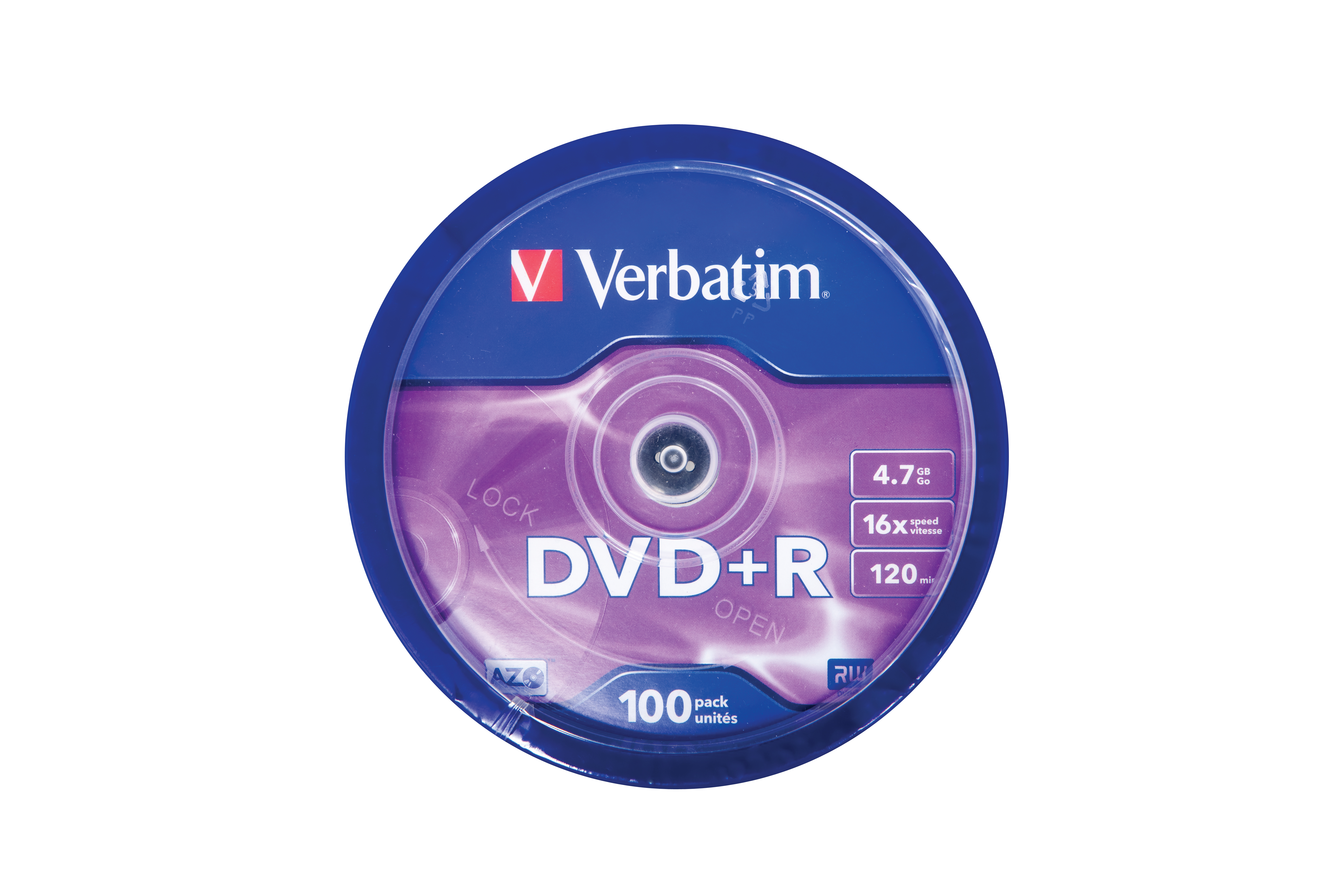 Verbatim DVD+R 4,7 GB 16x mattsilber