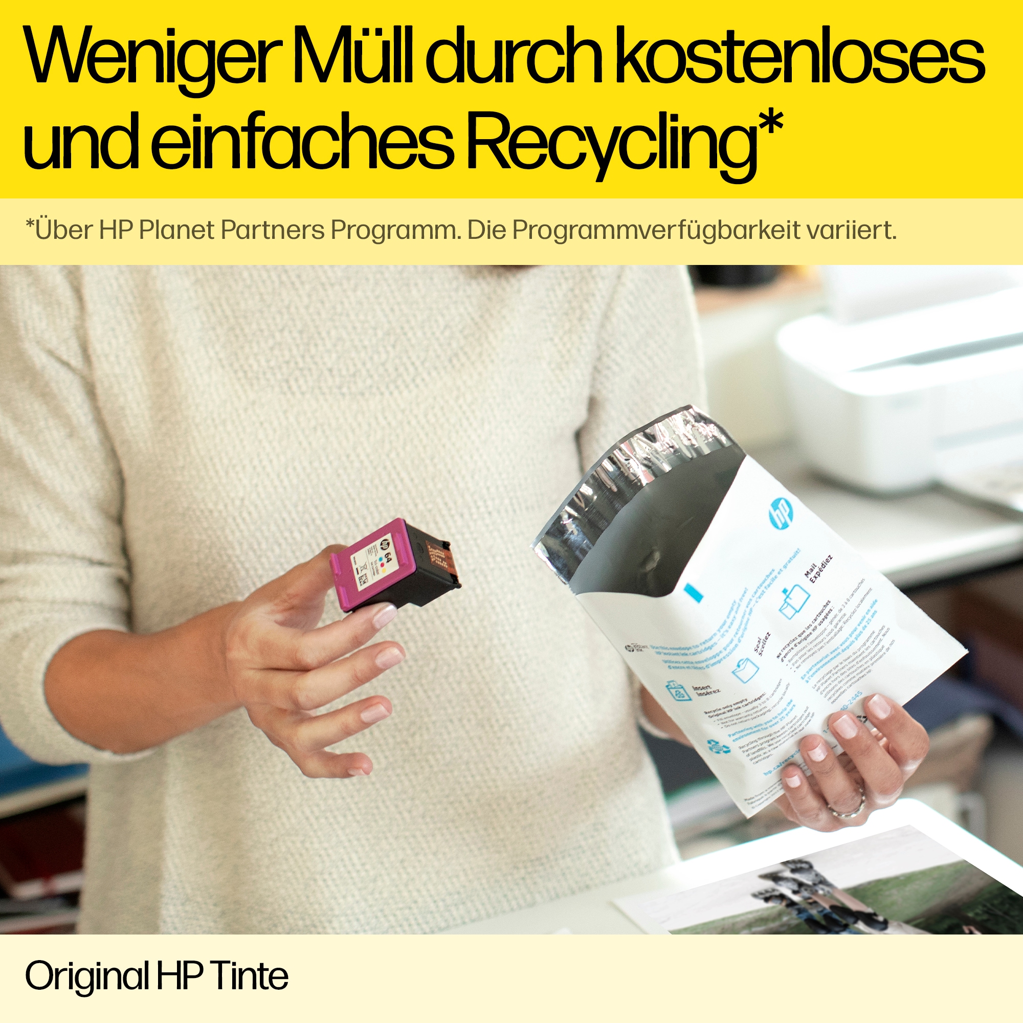 HP 924(4K0U5NE) gelb Druckerpatrone