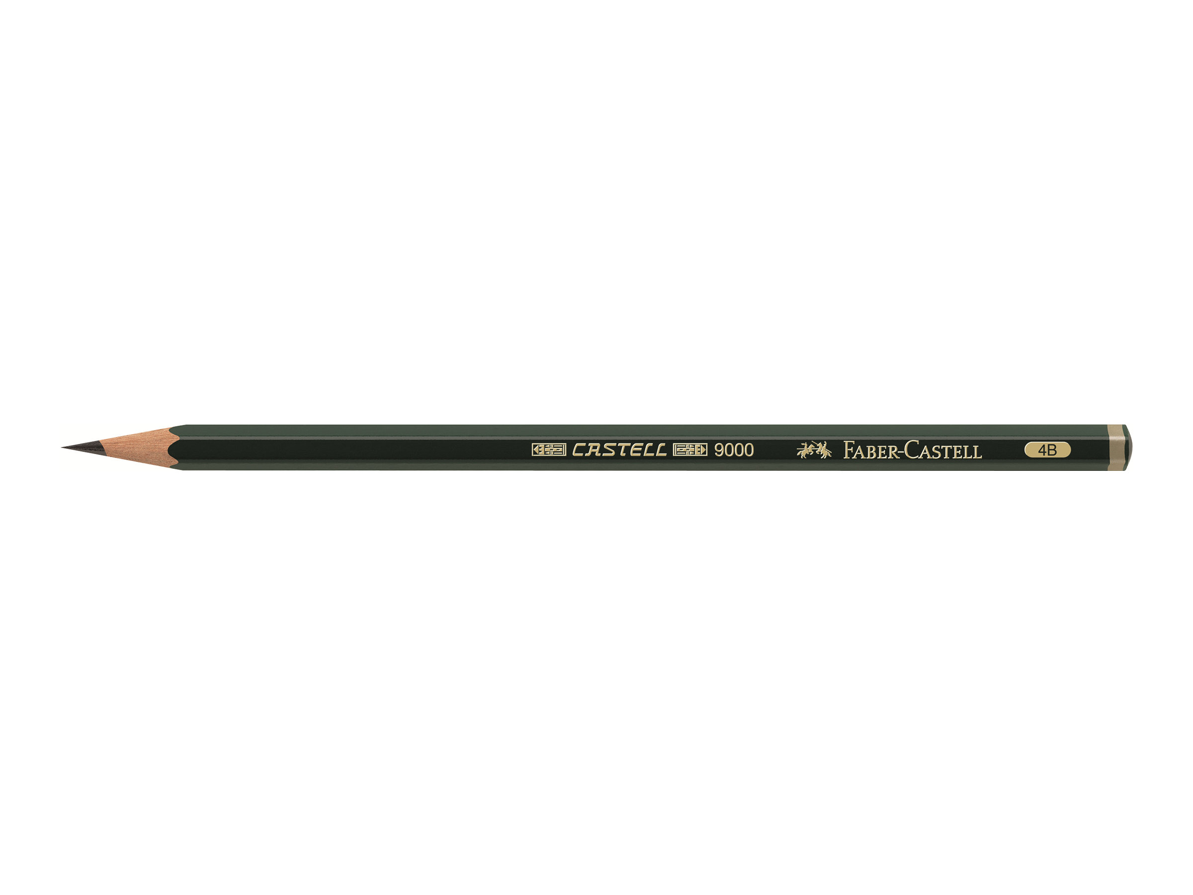 Faber-Castell CASTELL 9000 4B grün