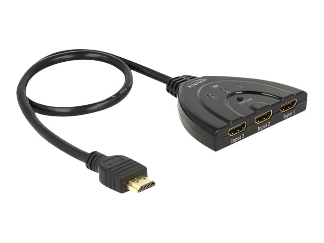Delock HDMI UHD Switch 3x1 4K