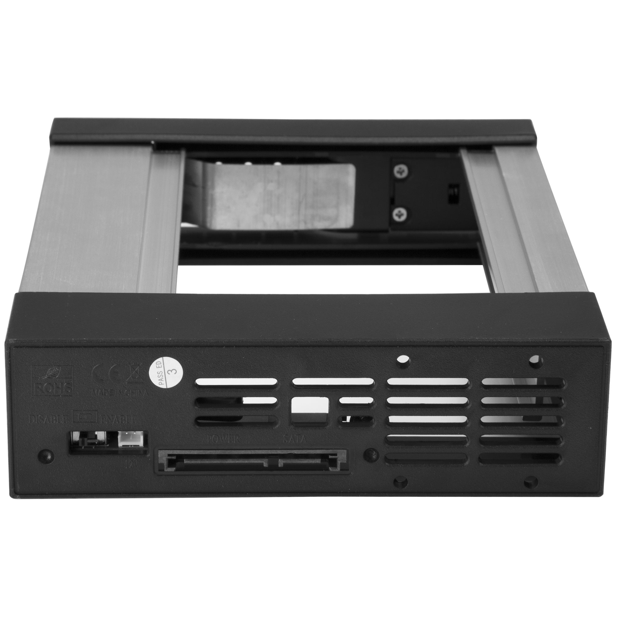 StarTech.com Festplattenwechselrahmen 5,25‑auf‑3,25 Zoll SATA SAS trägerlos
