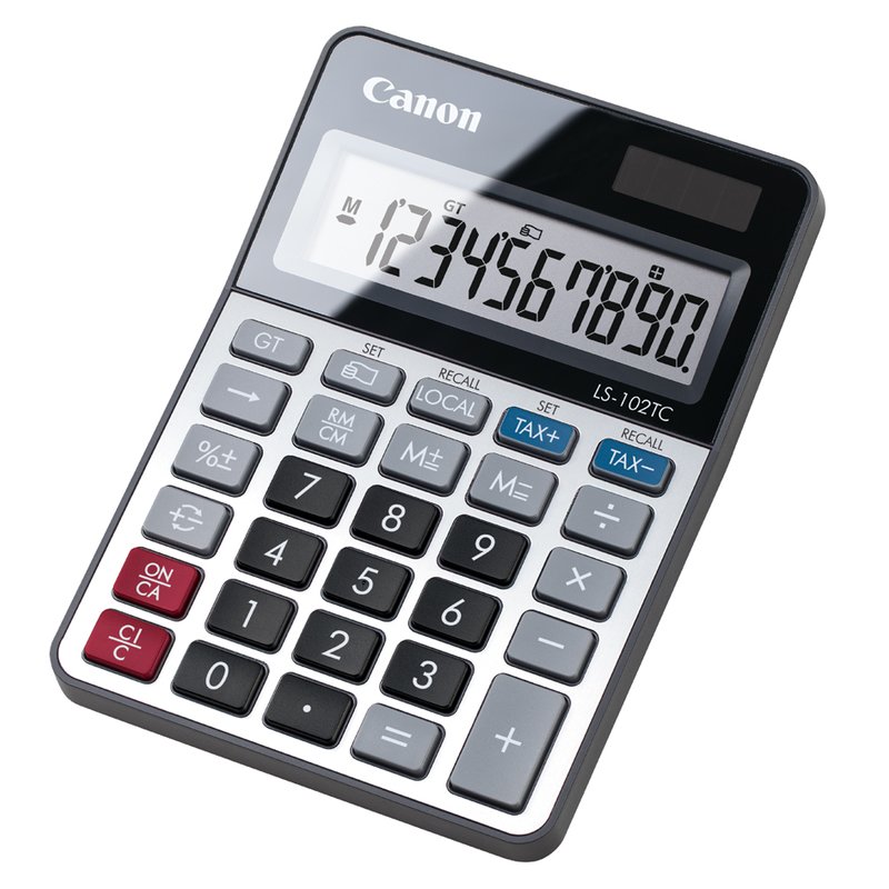 Canon LS-102 TC Taschenrechner 10 Ziffern Schwarz