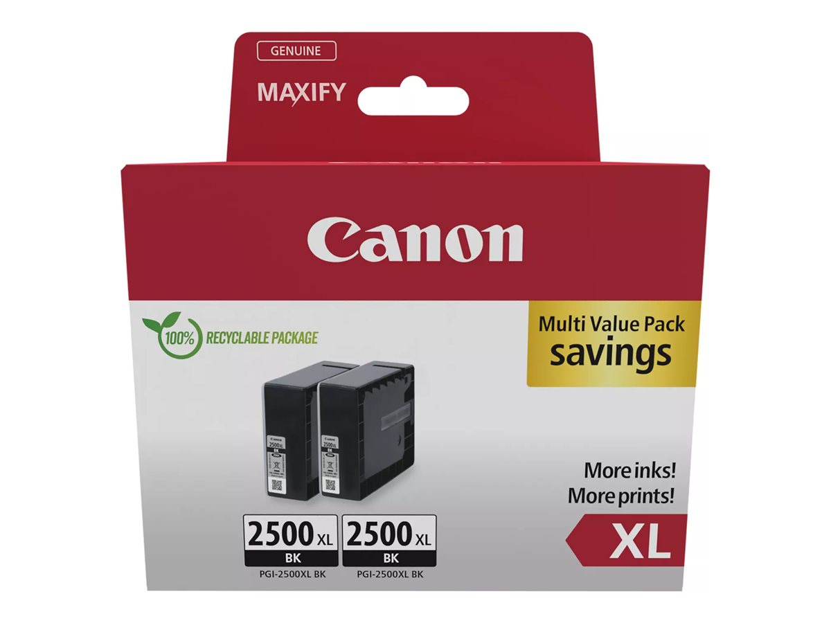 Canon PGI-2500XL Schwarz 2er-Pack