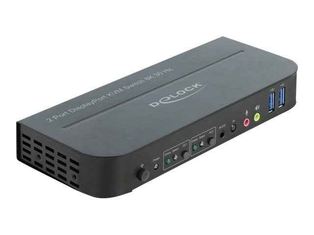 Delock DisplayPort 1.4 KVM Switch 8K 30 Hz