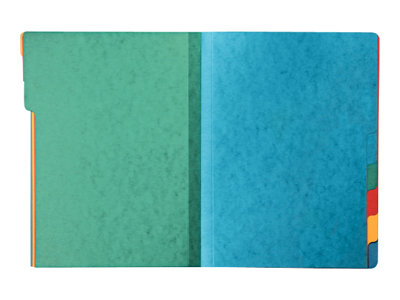 Bene Ordnungsmappe 9 Fächer Blau
