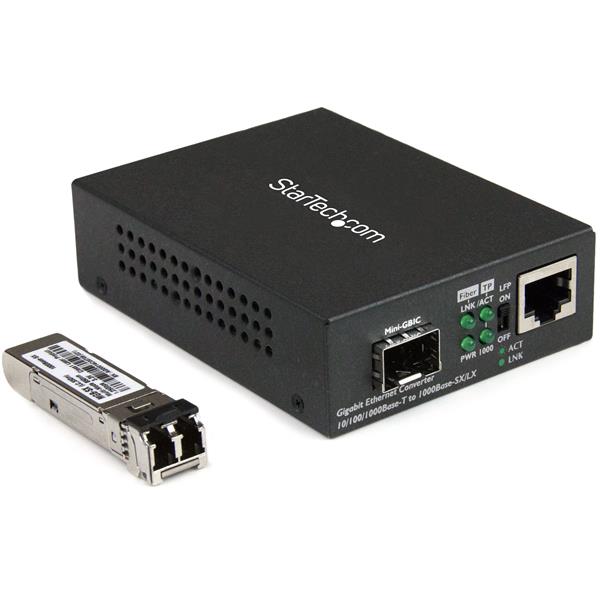 StarTech Gigabit Ethernet Glasfaser Medienkonverter