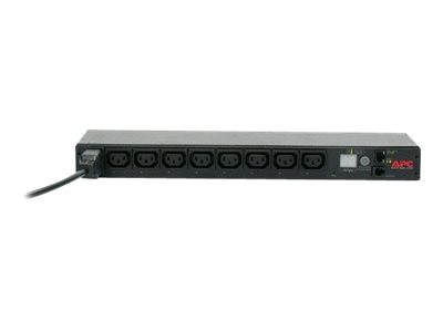 APC Switched Rack PDU Rack AC 208230V Ethernet RS232 input IEC 60320 C20 oc 8 power IEC 60320 C13 1U 2,49m cord