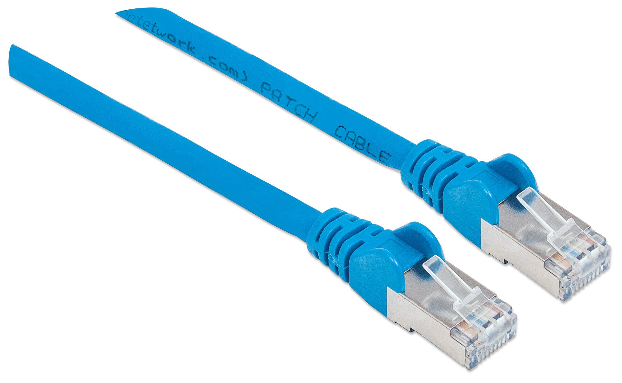 Intellinet Patchkabel Cat6A S/FTP 0,5m blau