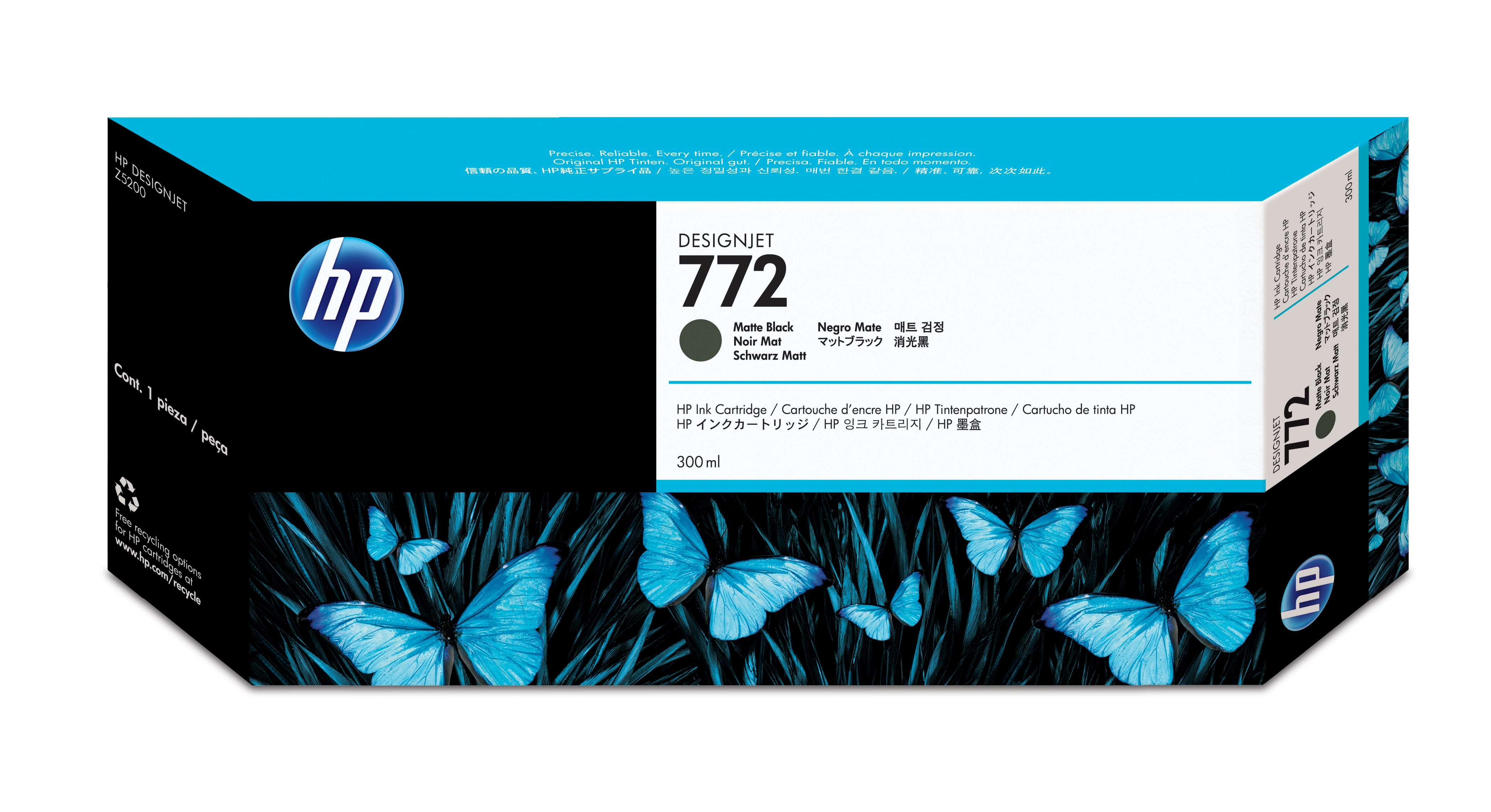 HP 772 DesignJet 300 ml Mattschwarz