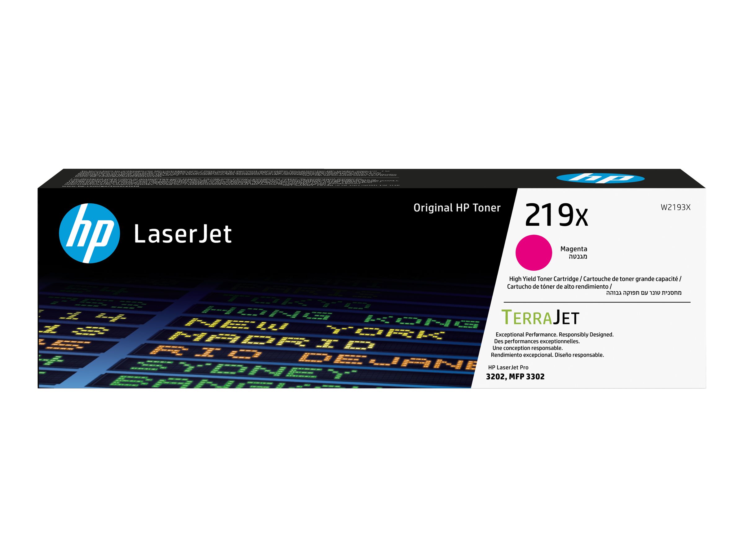 HP 219X Tonerkartusche Magenta Hohe Ergiebigkeit