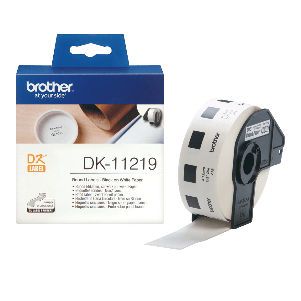 Brother DK-11219 Etiketten-Rolle 12mm