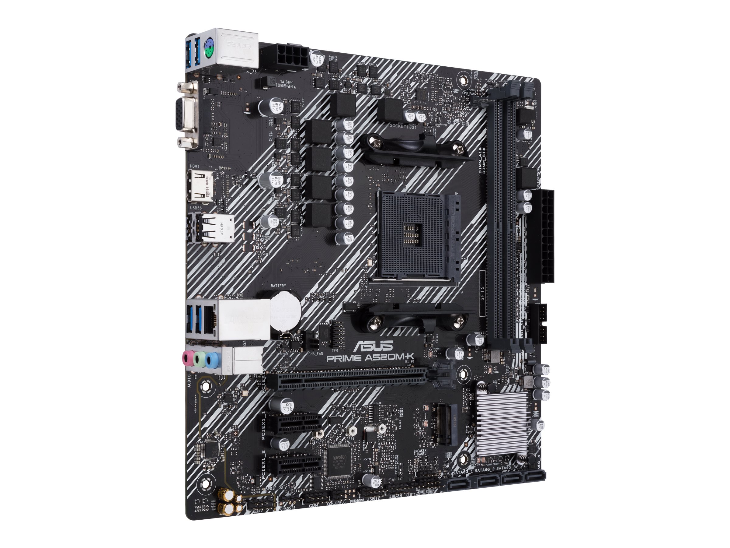 ASUS Prime A520M-K Mainboard Micro-ATX AM4
