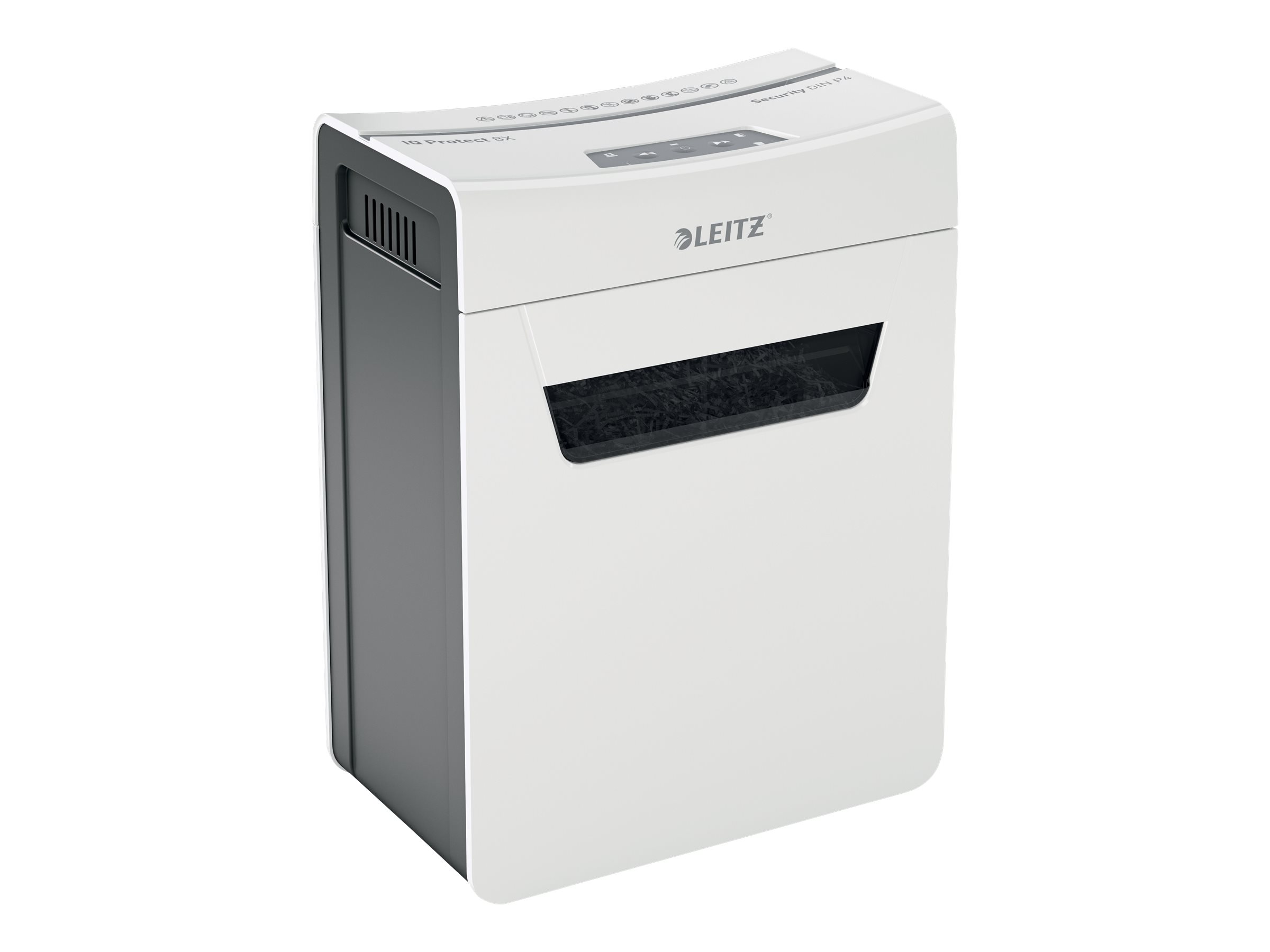 Esselte Leitz IQ 8X Protect Premium weiß Partikelschnitt P-4 bis 8 Blatt
