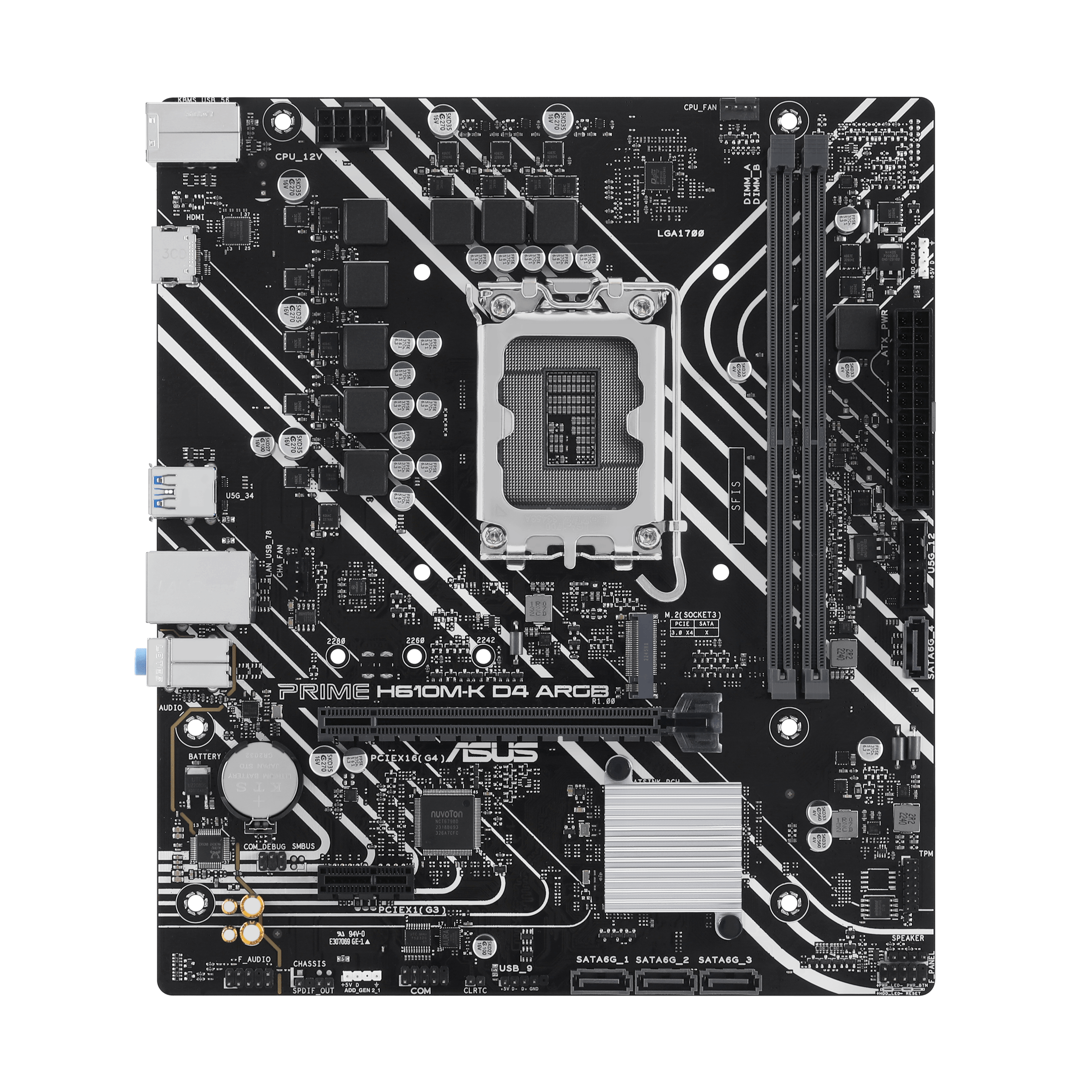 ASUS PRIME H610M-K D4 ARGB