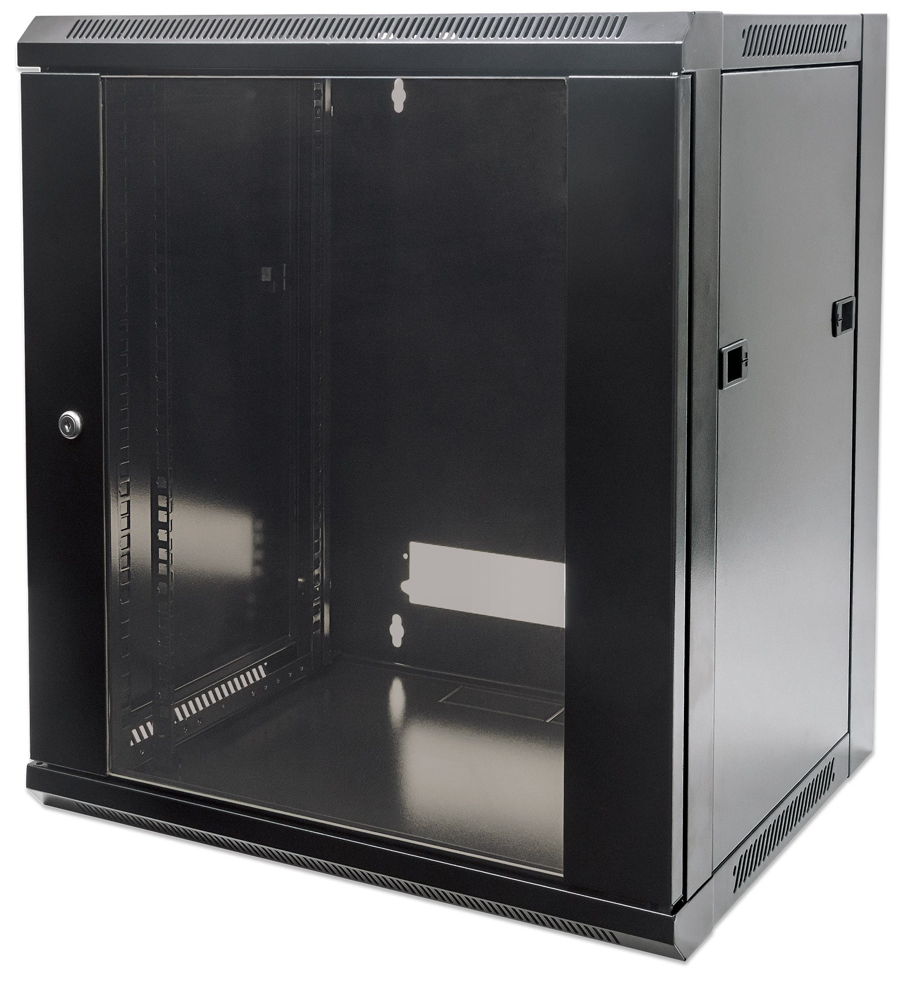 Intellinet Wandverteiler 9U 570x450mm schwarz unmontiert