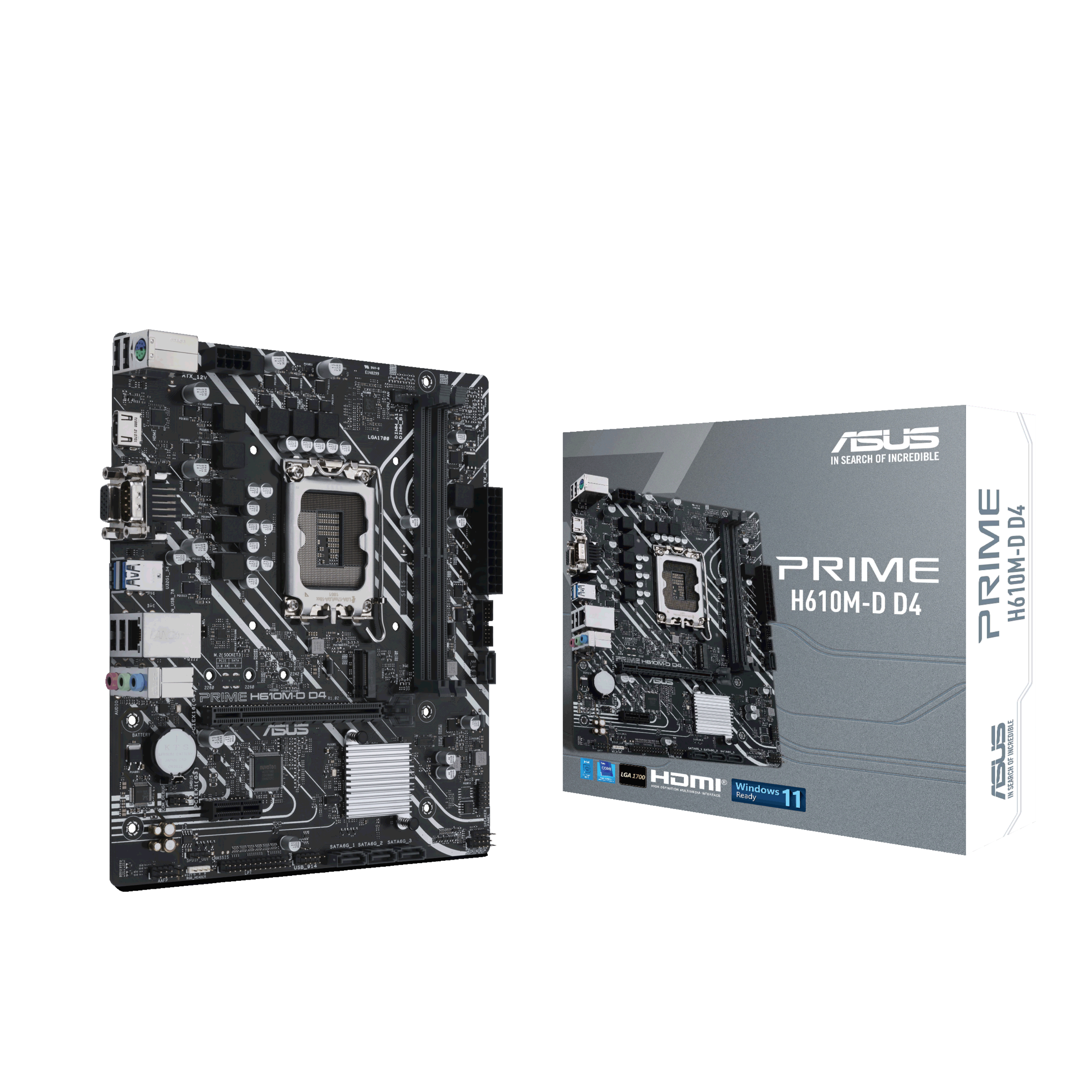 ASUS PRIME H610M-D D4 Motherboard