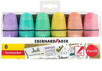 Eberhard Faber Mini Textmarker Pastell 6 Farben