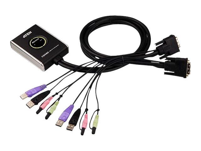 ATEN CS682 KVM-Audio-USB-Switch 2 Anschlüsse