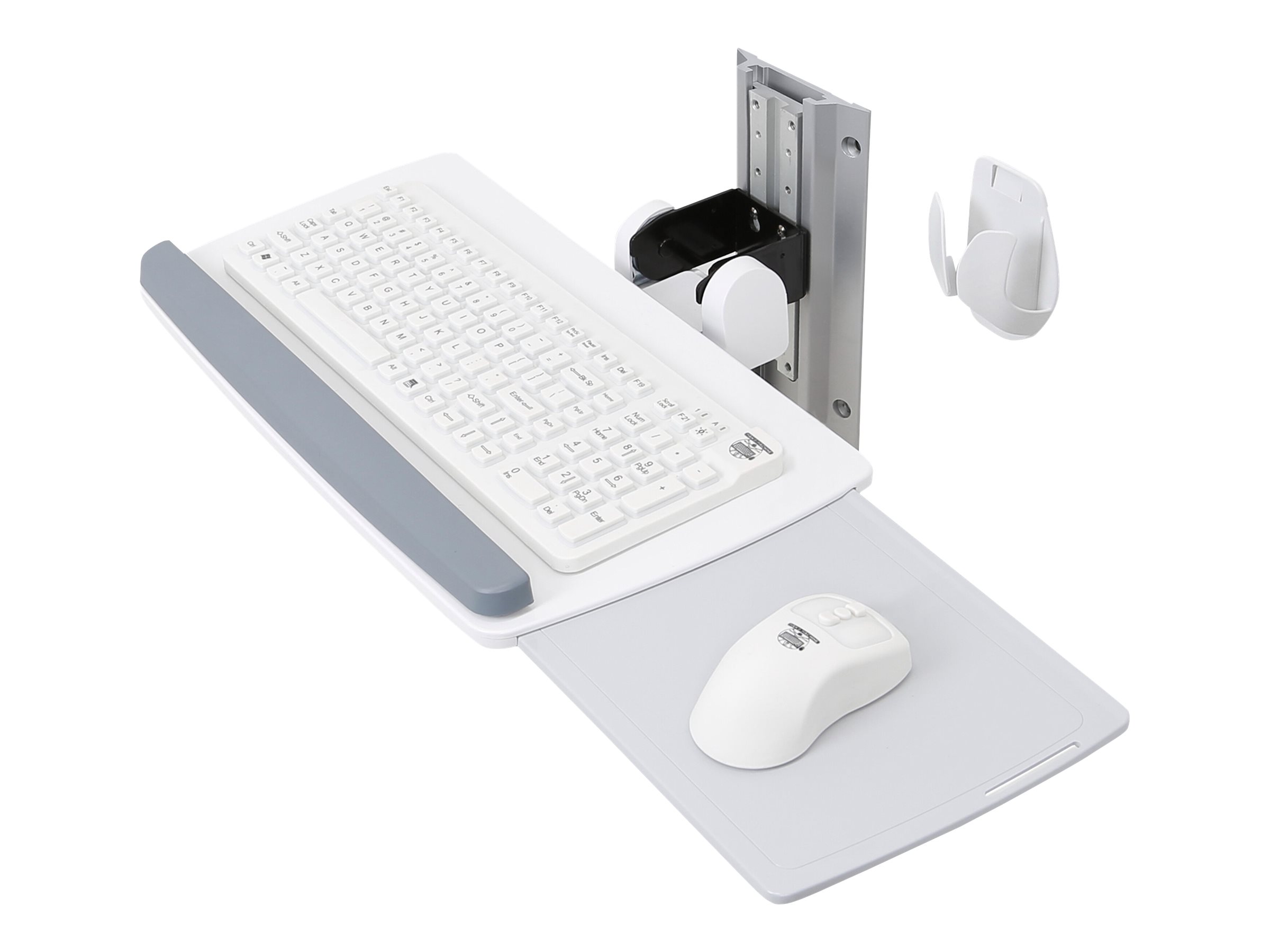 ERGOTRON Neo-Flex® Tastatur Wandhalterung max. 2,3kg. 90 Grad neigen 120 Grad schwenken