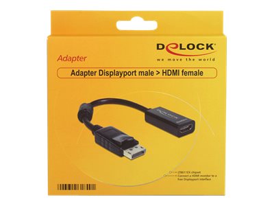 Delock DisplayPort zu HDMI Adapter