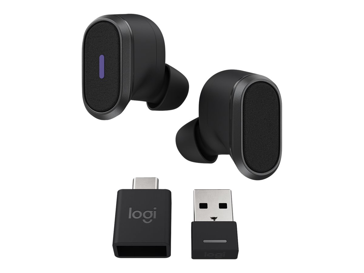 Logitech Zone True Wireless Kopfhörer mit Mikrofon