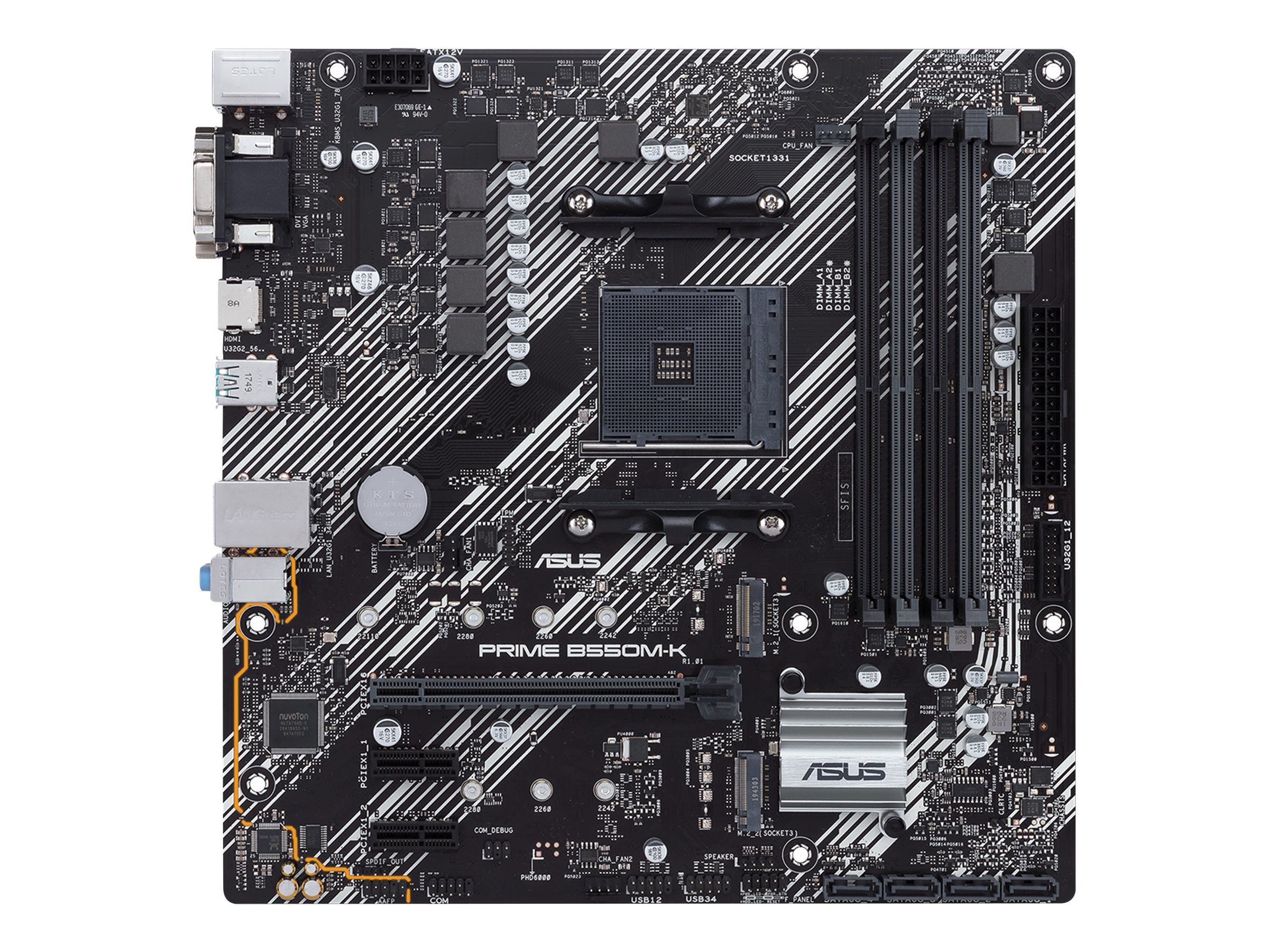 ASUS PRIME B550M-K micro ATX AMD B550 Gigabit LAN