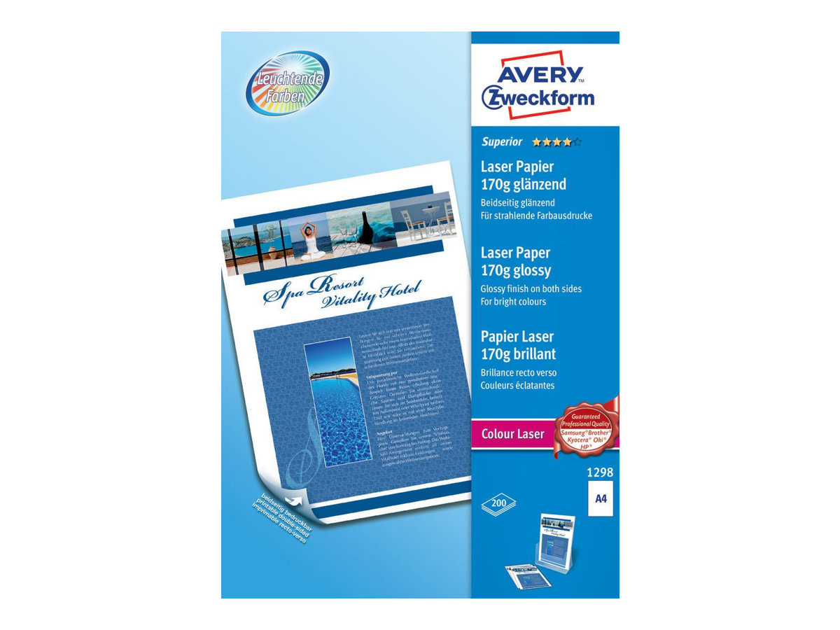 Avery Zweckform Fotopapier 1298 glänzend 170 g/qm