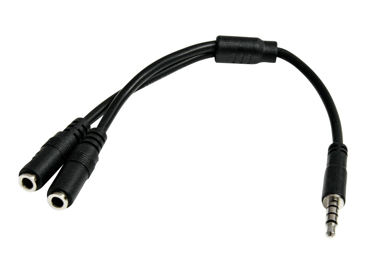 StarTech 3,5mm Headset Splitter 4-pol. auf 3-pol.