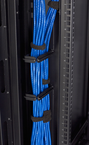 APC Rack-Kabelführungsring Schwarz