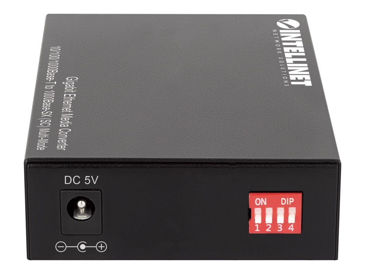 Intellinet Gigabit Medienkonverter SC Multimode 550m