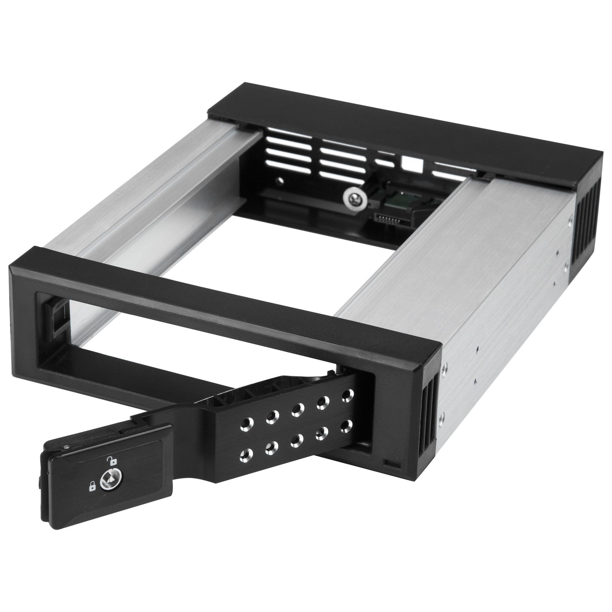 StarTech.com Festplattenwechselrahmen 5,25‑auf‑3,25 Zoll SATA SAS trägerlos