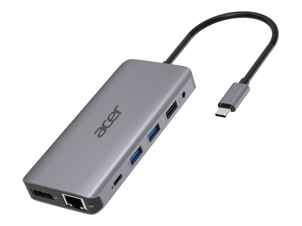 Acer 12-In-1 Type-C Adapter 2xUSB3.2 2xUSB2.0 1xDP