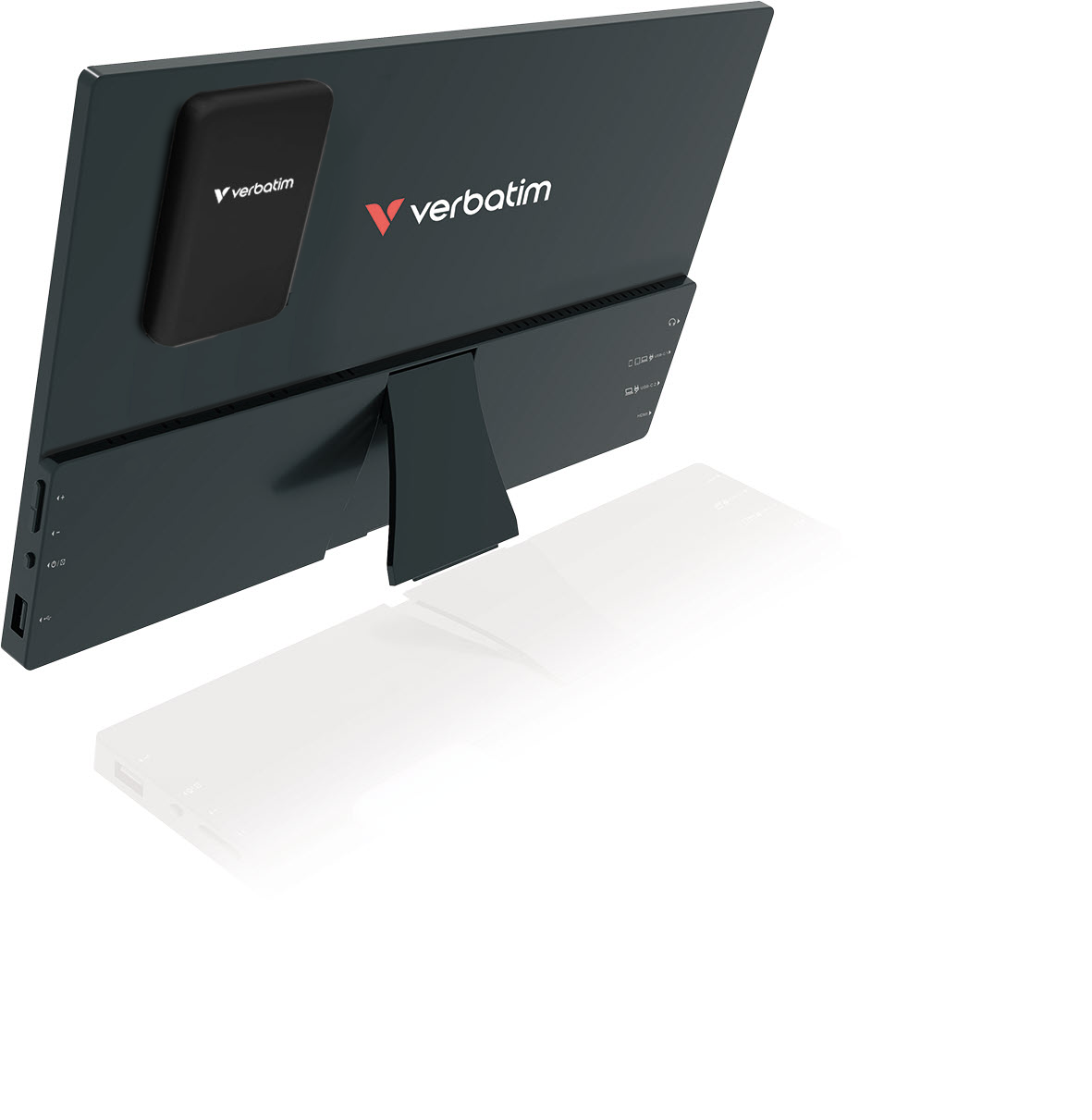 Verbatim Light Portable Monitor 14 Zoll Full HD Touchscreen