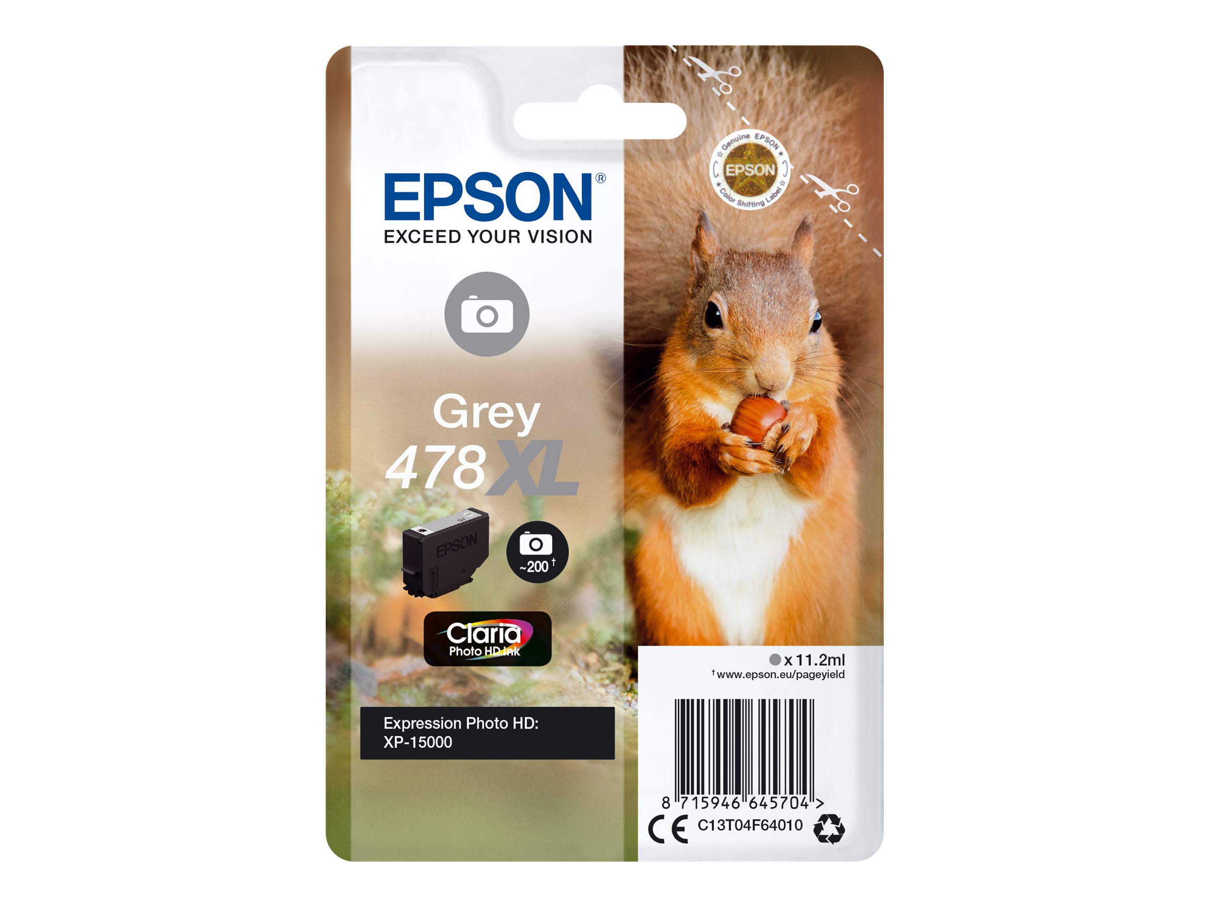 EPSON 478XLT04F64 grau Druckerpatrone