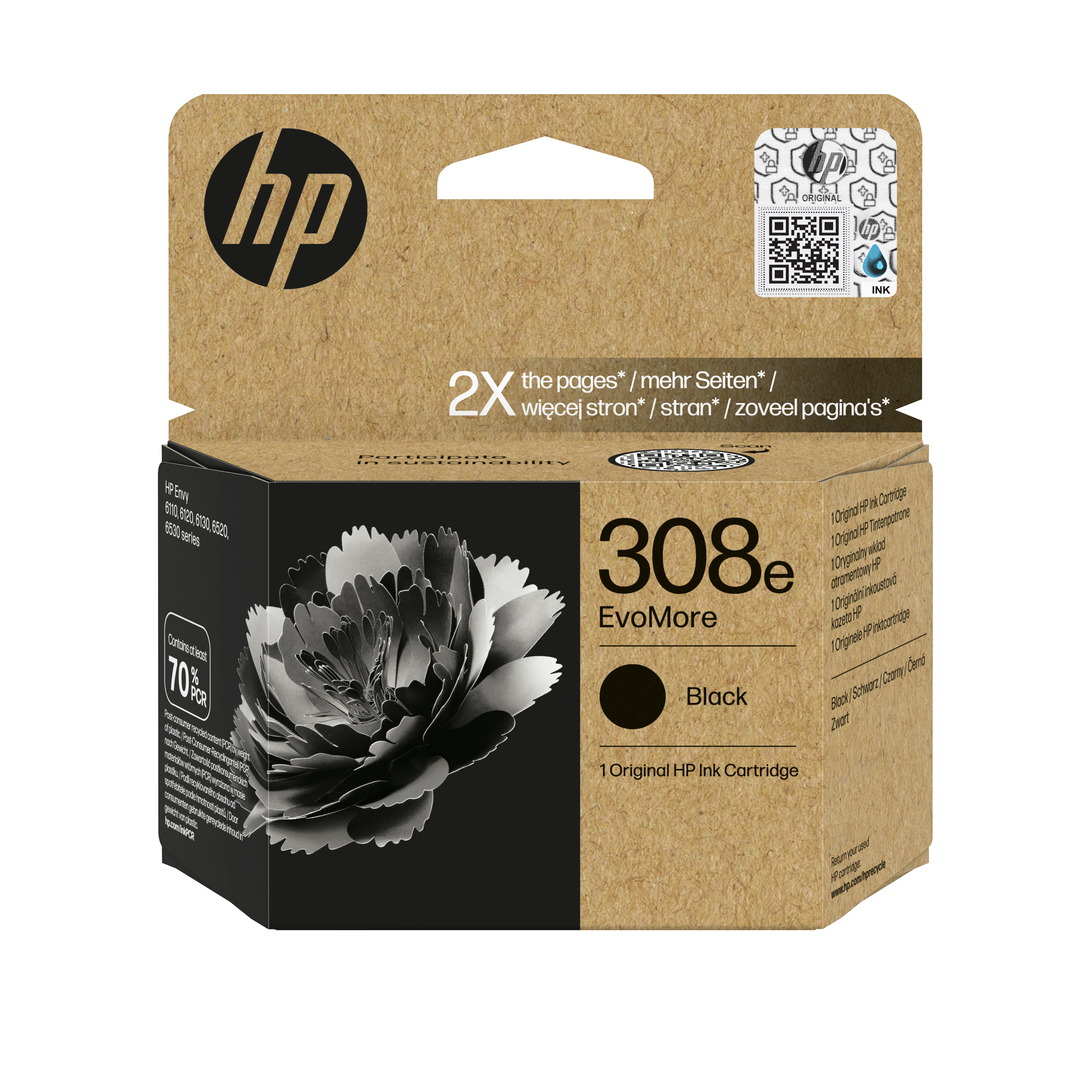 HP 308e EvoMore Druckerpatrone Schwarz