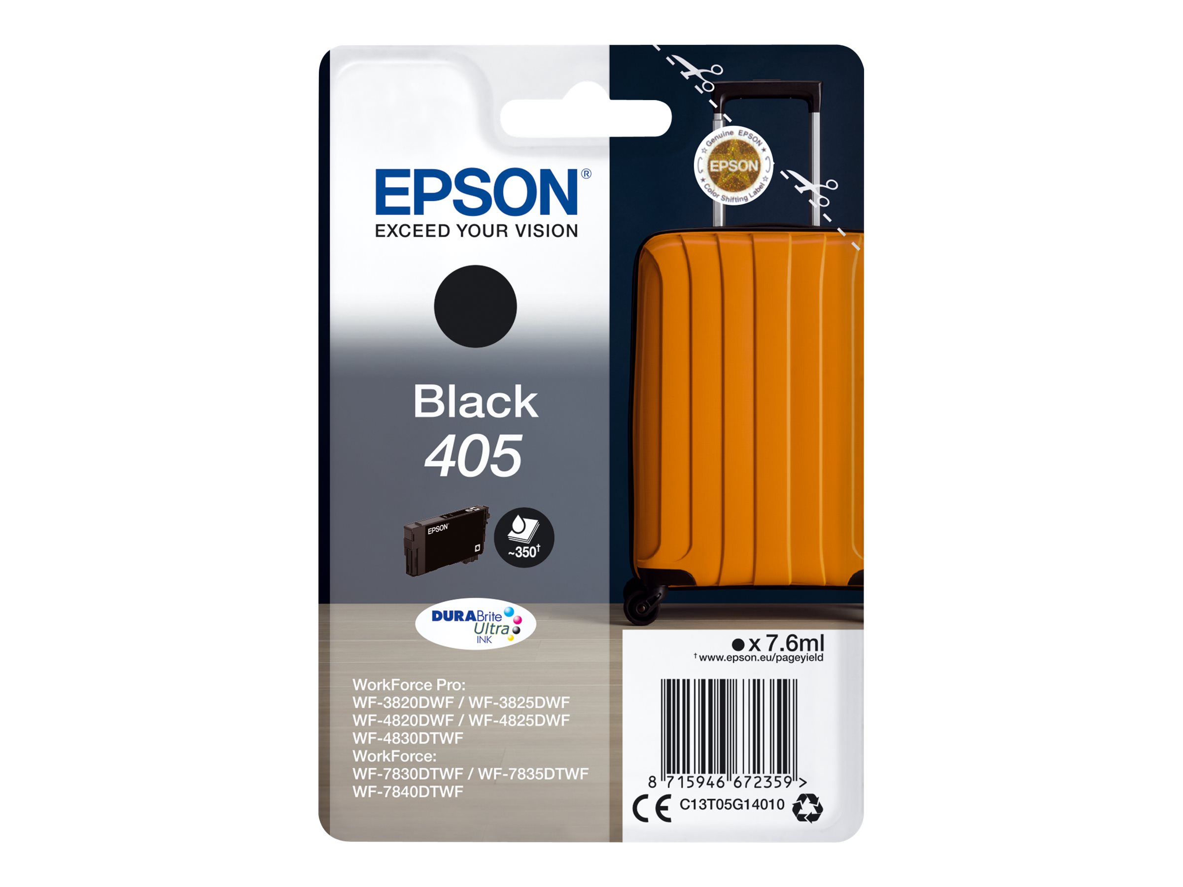 Epson 405 Schwarz 7.6ml