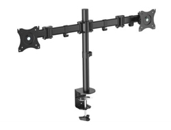 DIGITUS Dual Monitorhalterung für 2x 27-Zoll-Monitore