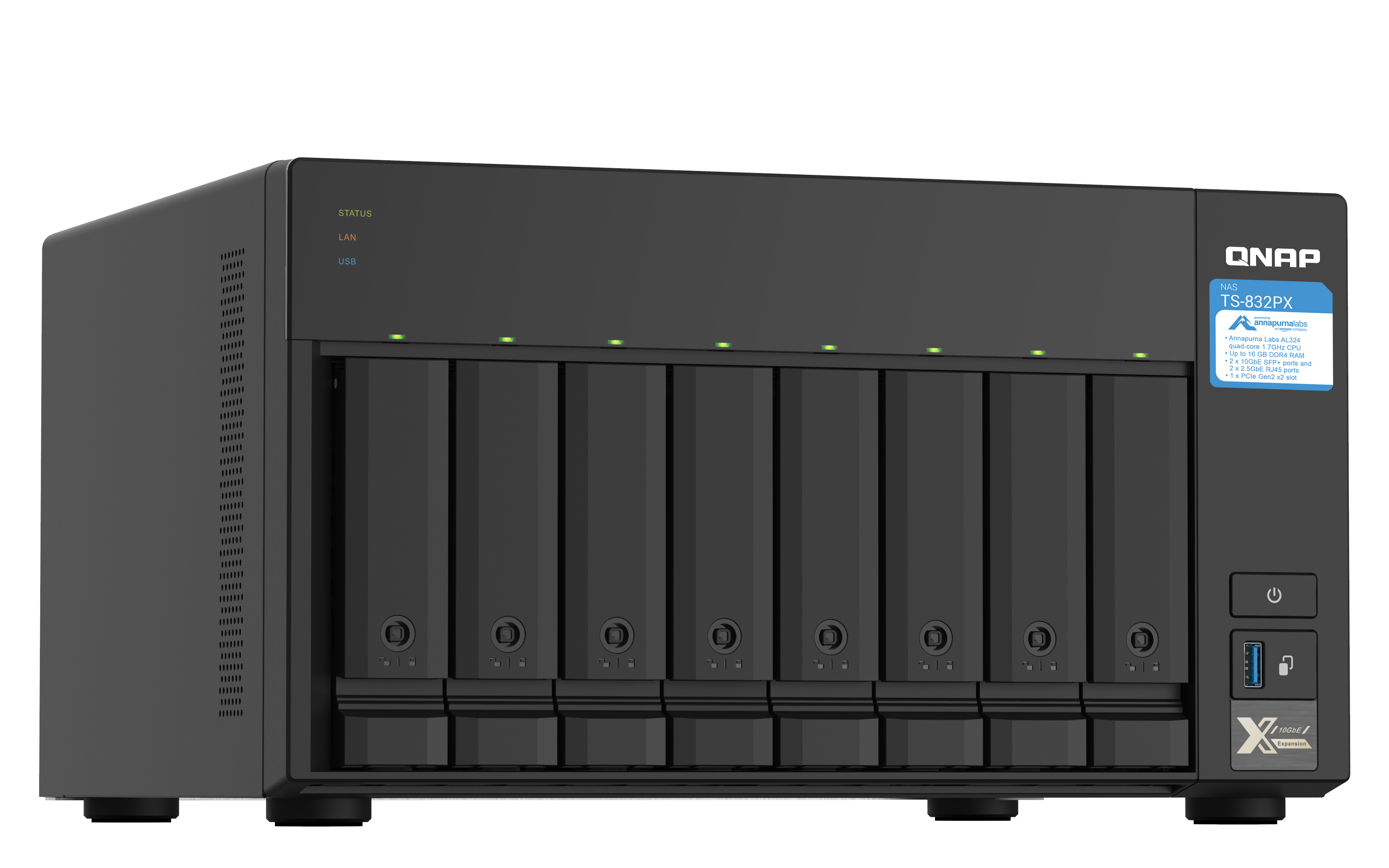 8Bay QNAP TS832PX4G