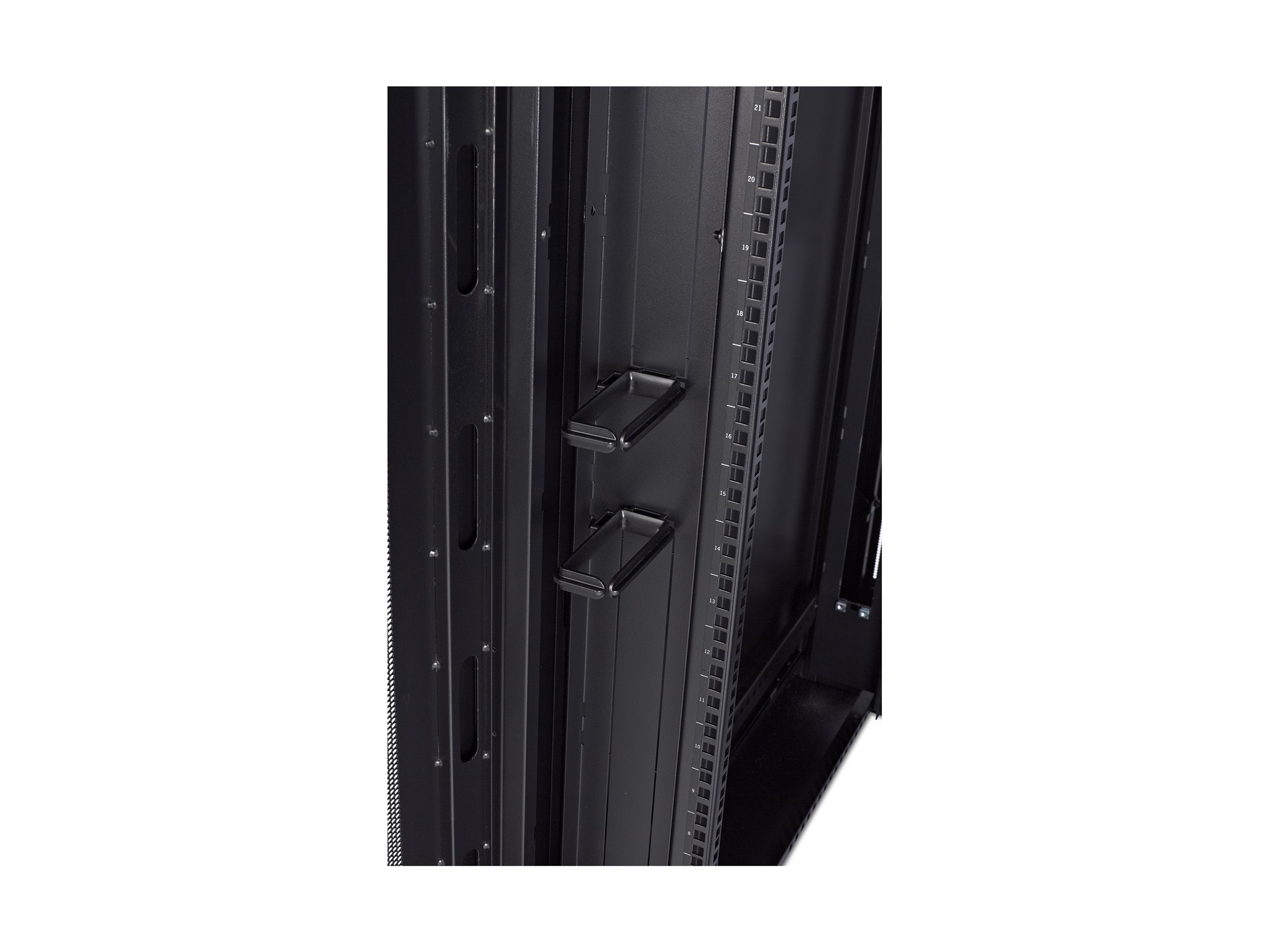 APC Rack-Kabelführungsring Schwarz