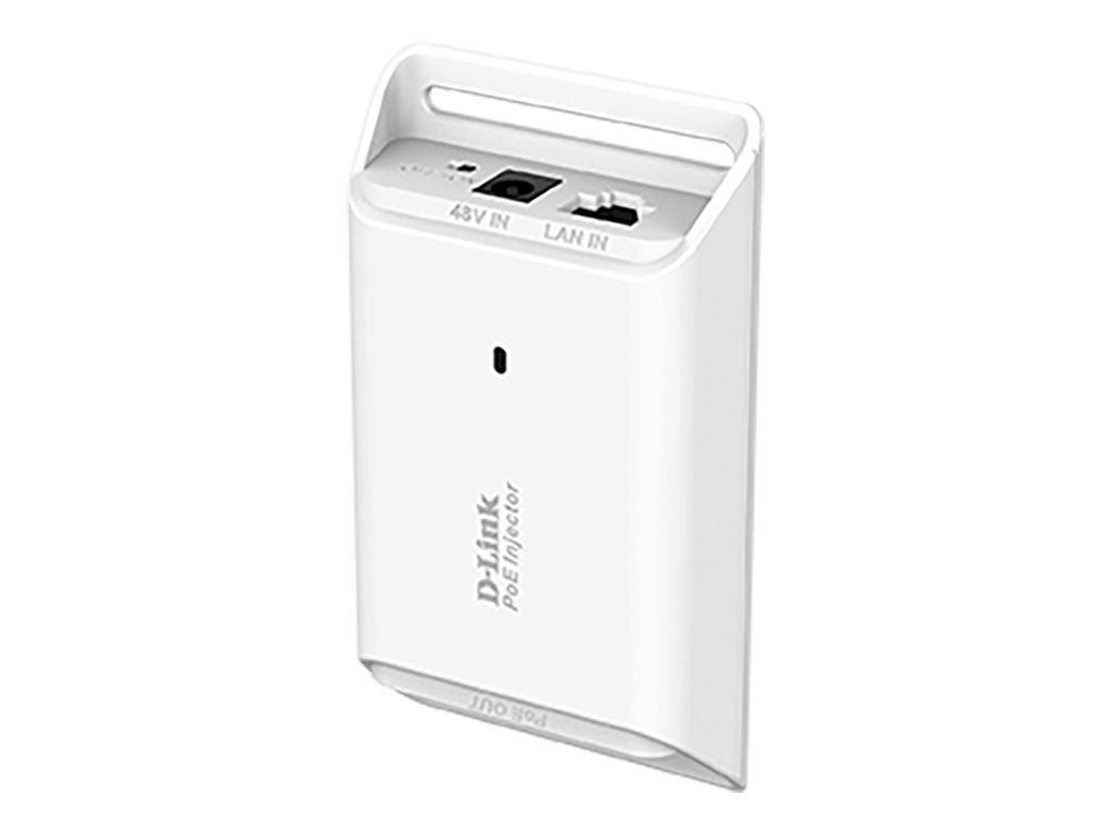 DLINK DPE101GI 1Port Gigabit PoE Injector 2x 101001000Mbit TP HalfFullDuplex bis zu 19,2 Watt Ausgangsleistung