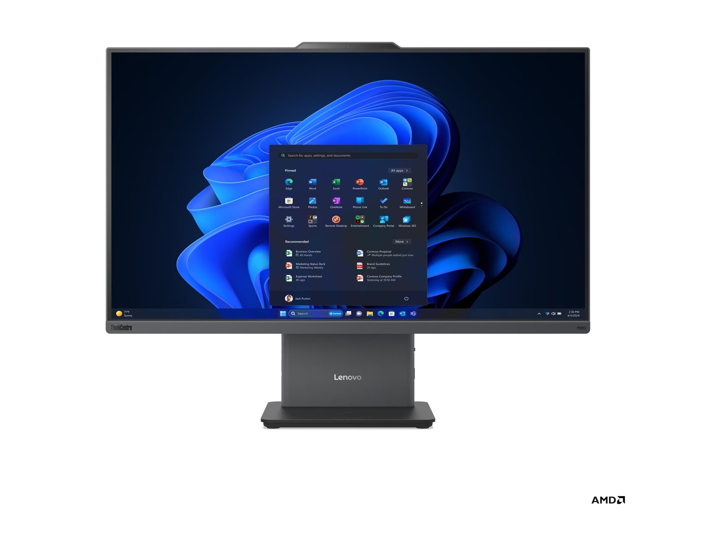 Lenovo ThinkCentre Neo55a-24 G6 23,8 Zoll R5 16/512 FHD
