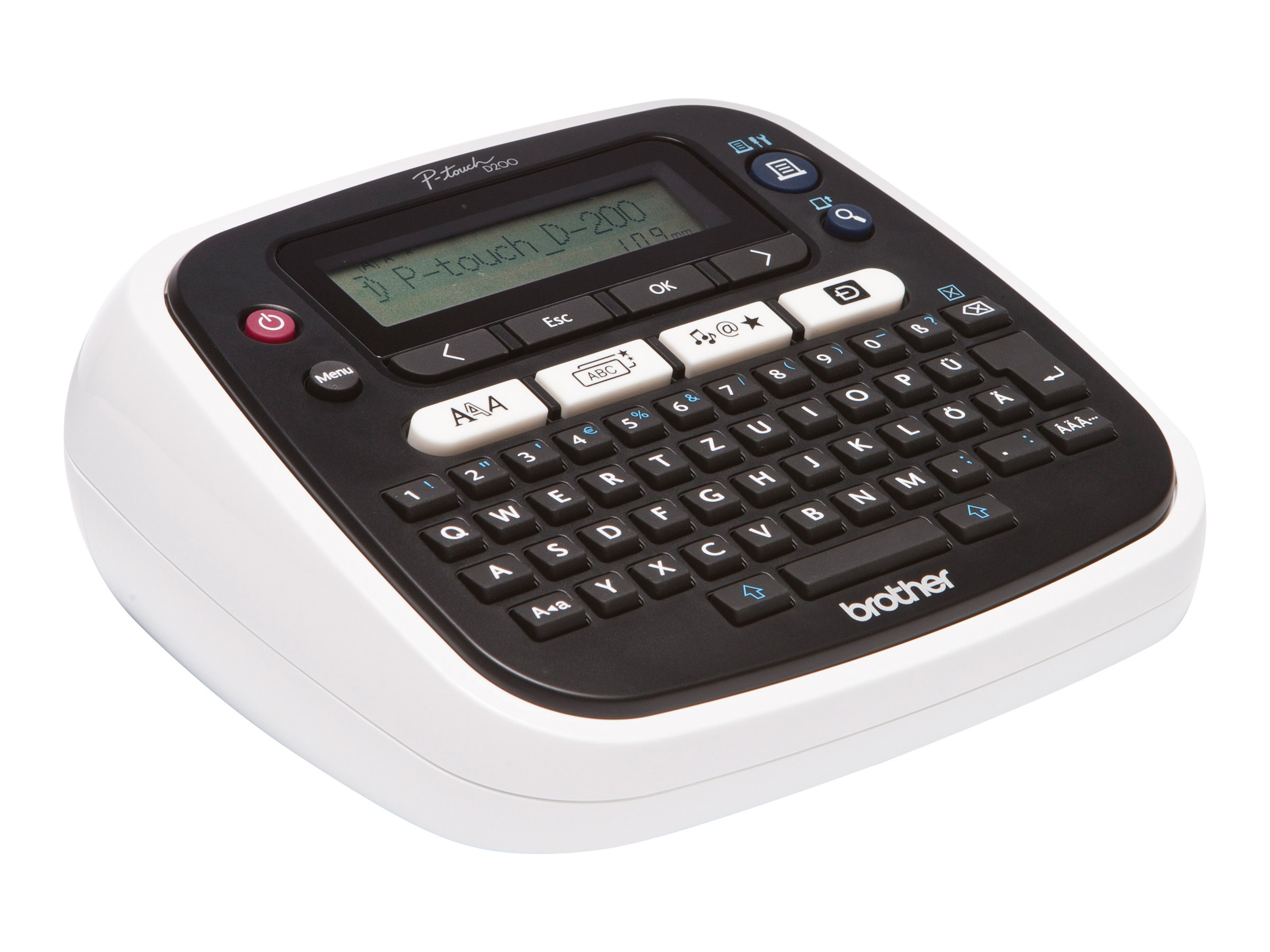 Brother P-Touch PT-D200BW Beschriftungsgerät Thermotransfer Schwarz-Weiß