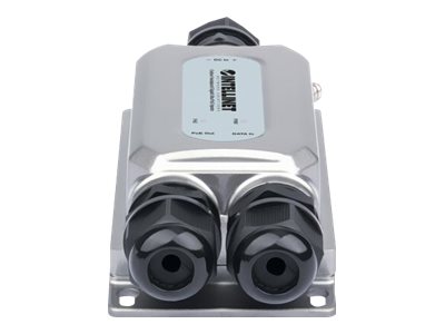 INTELLINET Outdoor Gigabit PoE++ Injektor Ein 60 Watt-Port, IEEE 802.3bt-konform IP67 wasserdicht, IK10 vandalismusgeschützt
