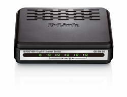 DLINK GOSW5G 5Port Gigabit Easy Desktop Switch für bis zu 5 Ethernet Geräte Plug Play AutoMDIMDX