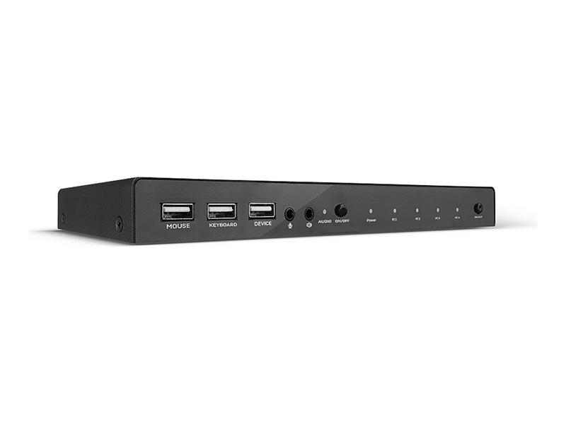 LINDY 4 Port HDMI 18G USB 20 Audio KVM Switch