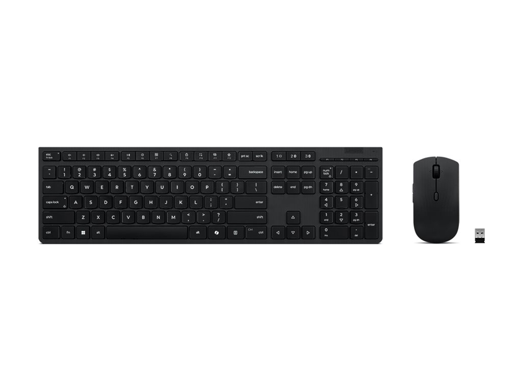 Lenovo Professional Tastatur-und-Maus-Set full size kabellos